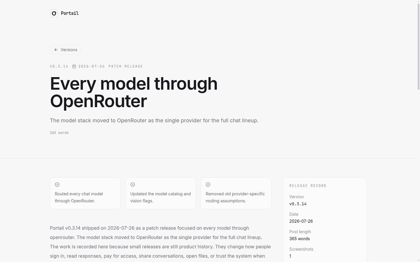 Portail v0.3.14 release post