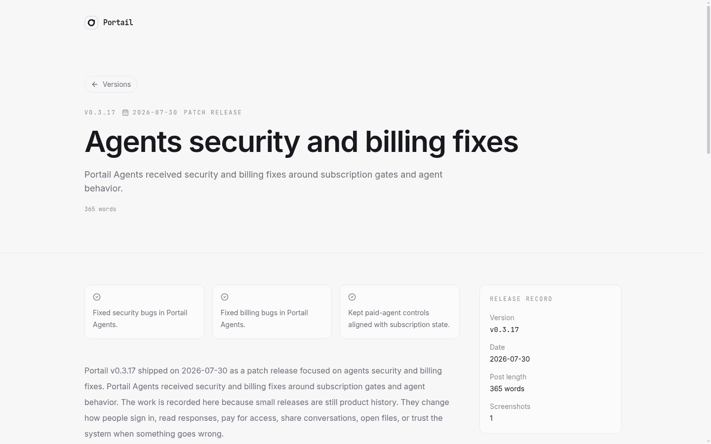 Portail v0.3.17 release post