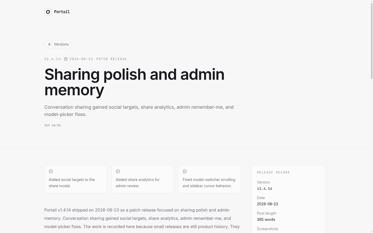 Portail v1.4.14 release post