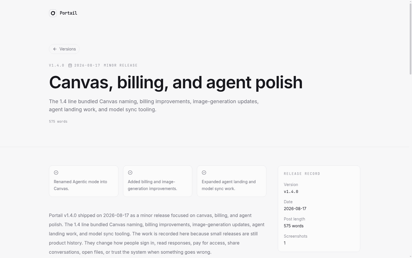 Portail v1.4.0 release post