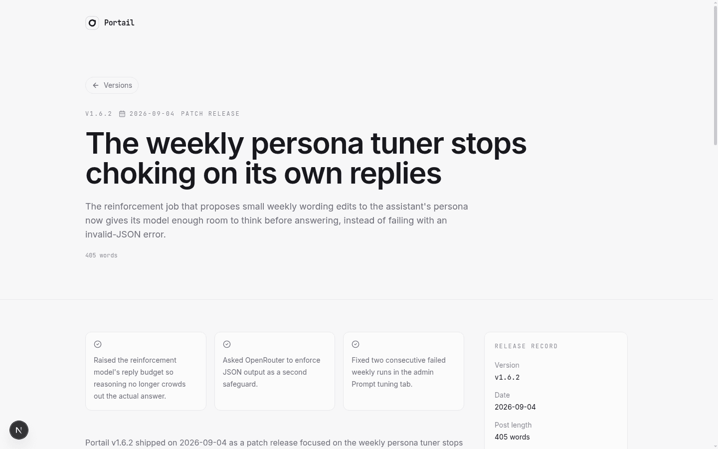Portail v1.6.2 release post